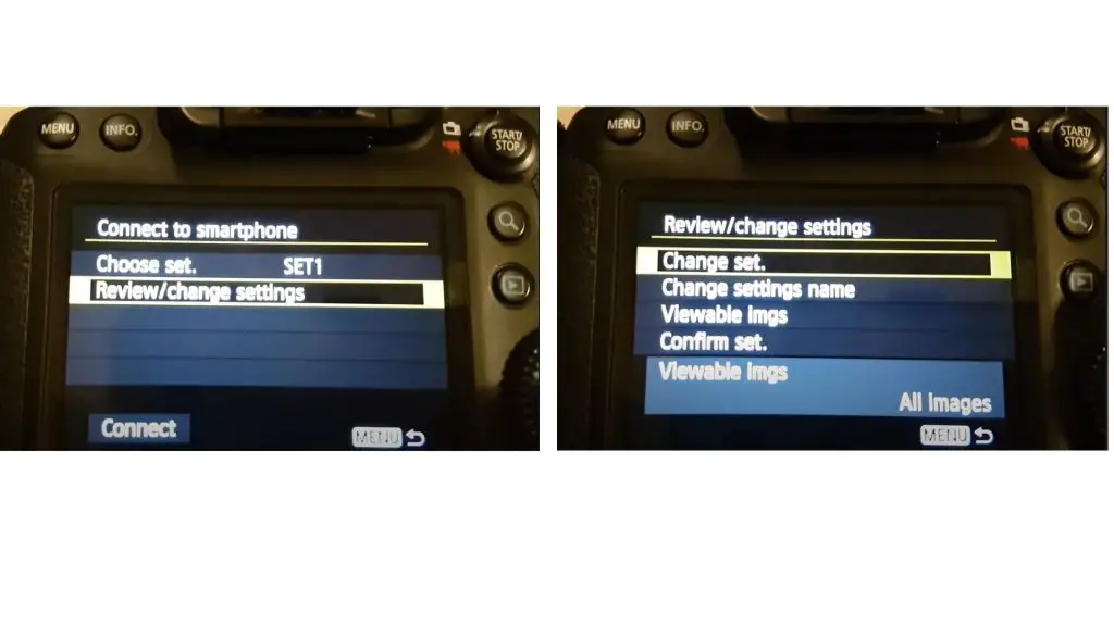 how to find my canon camera wifi password