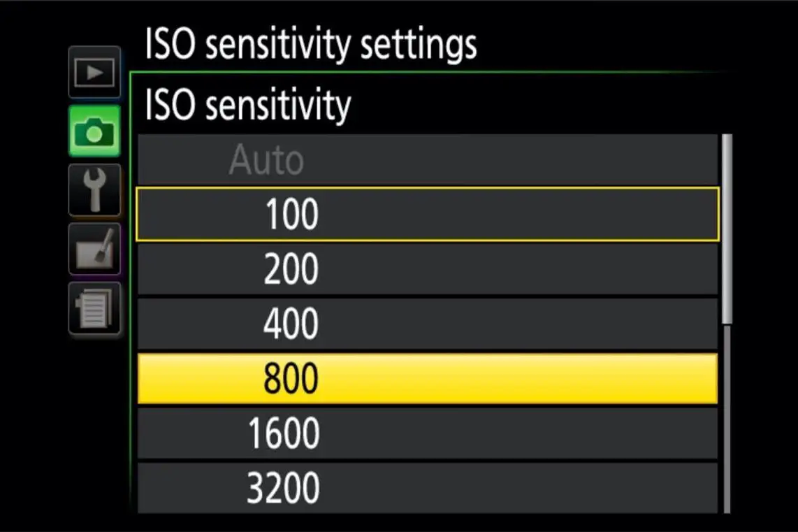 How do I change the ISO on my Nikon d5300
