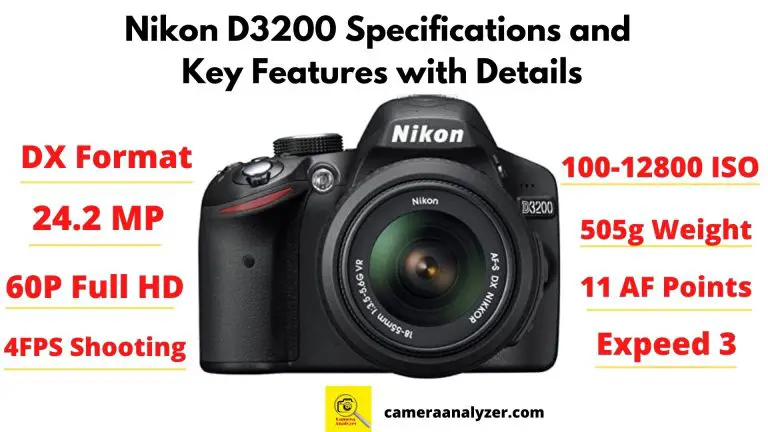 Nikon D3200 Specifications and Key Features with review and overview