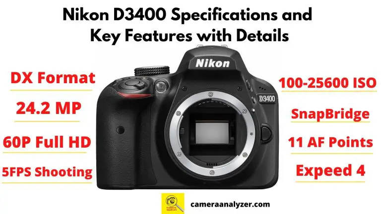 Nikon D3400 Specifications and Key Features