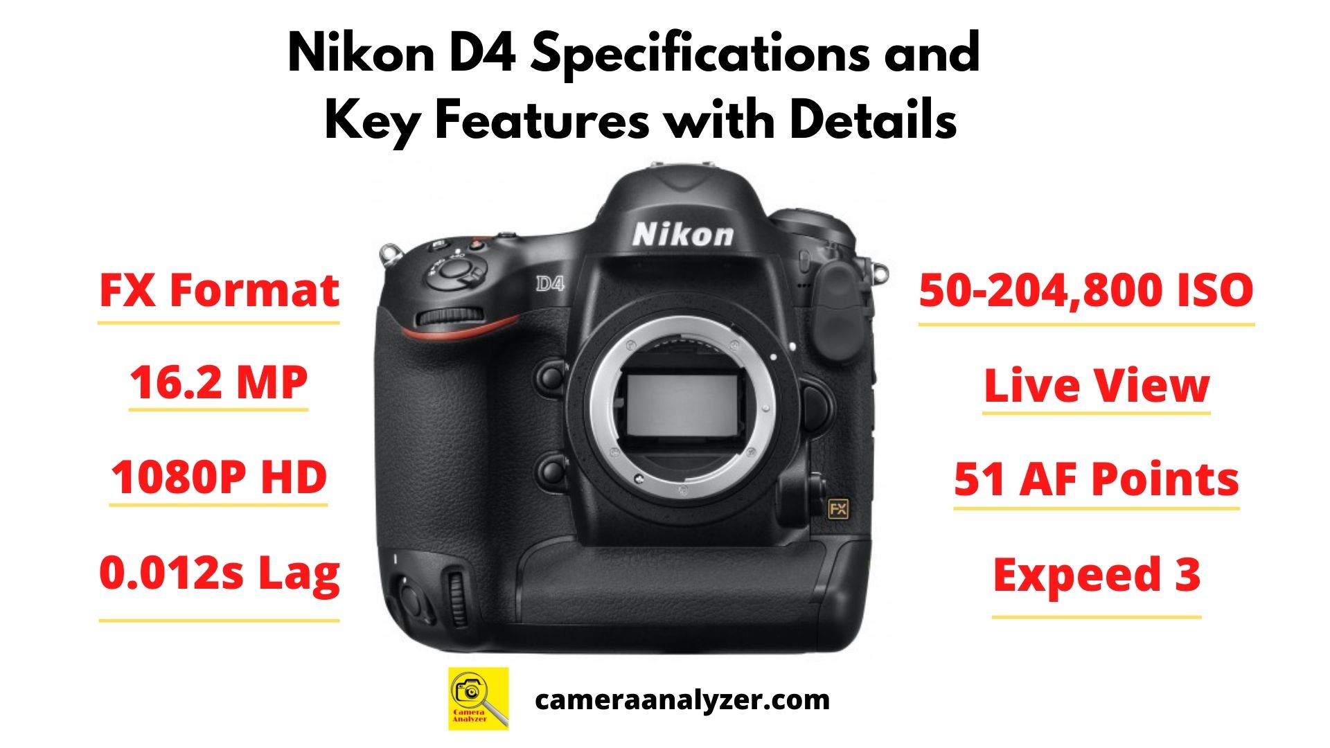 Nikon D4 Specifications and Key Features