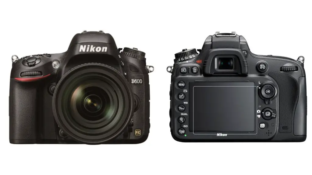 Nikon D600 body size and weight