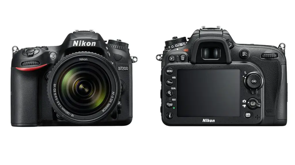 Nikon D7200 body size and weight