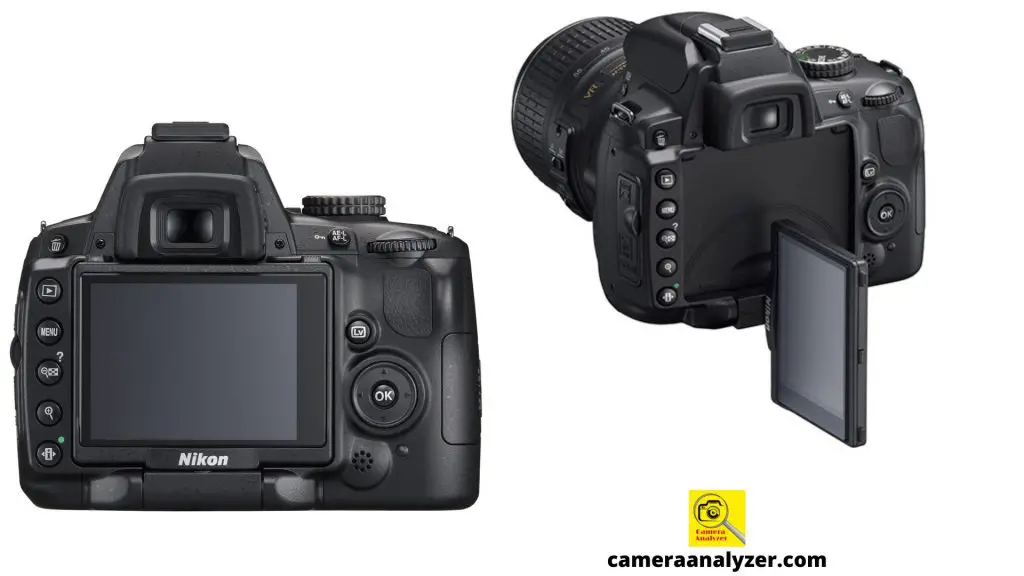 Nikon D5000 touch and articulated LCD screen